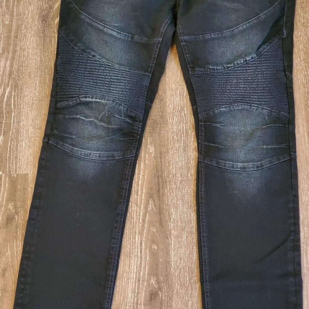 True Religion Rocco relaxed skinny moto men's‎ jeans size 36 new!!!!